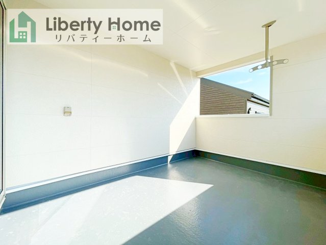 ひたちなか市平磯遠原町第1　新築戸建　2号棟のバルコニー