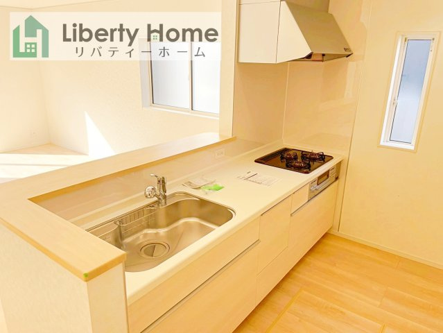 ひたちなか市平磯遠原町第1　新築戸建　2号棟のキッチン