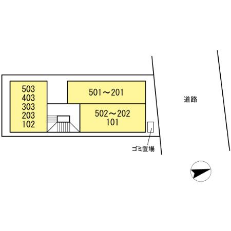 アセット東武練馬の区画図