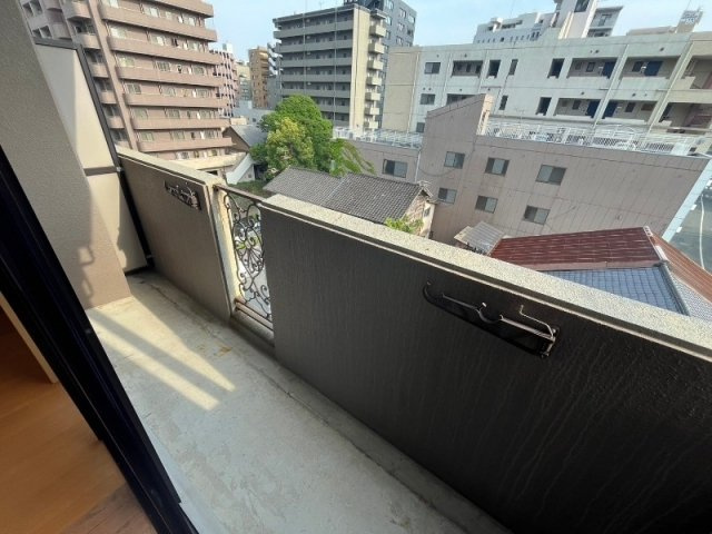 熊本市中央区新町２丁目の賃貸マンションのバルコニー