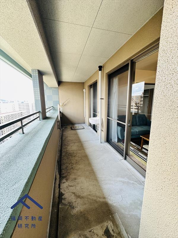 アクアサージュ大手町のバルコニー