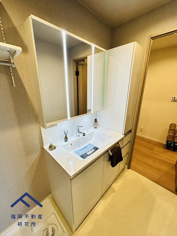 アクアサージュ大手町の独立洗面台