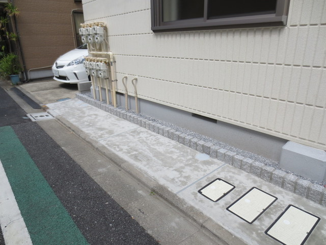 カーサ リラッサンテのロビー|駐輪スペース