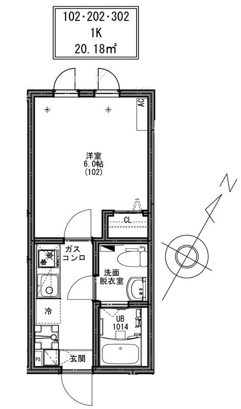 KEIAI RESIDENCE 松戸の間取り