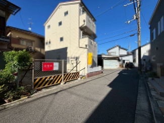 【前面道路含む現地写真】 | 八田北町　売土地 | 南向き日当り良好！たっぷりの陽光に包まれる明るい住まいになりますね♪