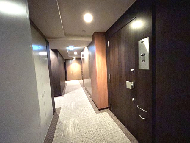 セントラルレジデンス外苑西通りのその他共用部分|マンションに入ったら高級ホテルのようです。雨にも濡れないので、鍵を開ける時も焦りません。