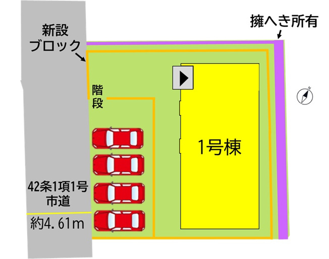 【区画図】 | 小倉北区赤坂3丁目2期