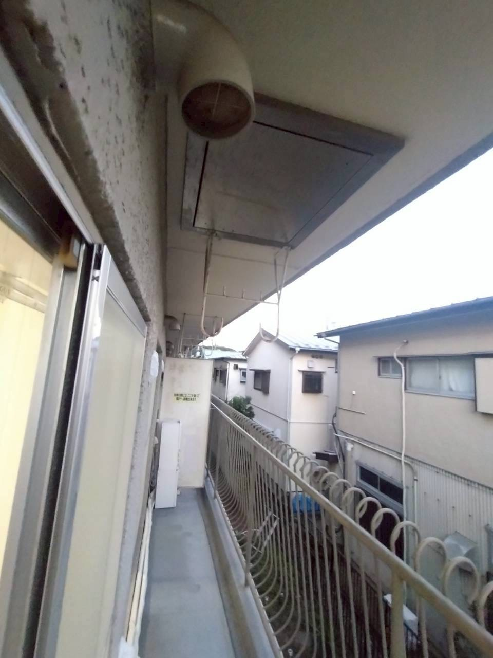 オークハイツ大倉山のバルコニー