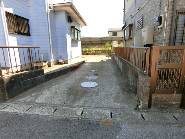 白子町八斗2418貸家の駐車場