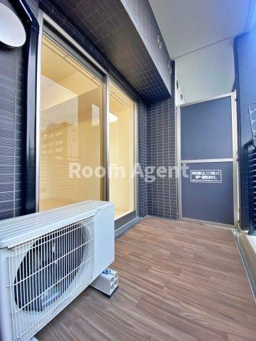 ディアレイシャス上前津のバルコニー