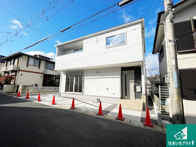 大津市千町　第1期　新築一戸建ての外観|お客様に長く安心して住んでいだだける事にこだわった家づくり！住んでからのアフターサービスにもしっかりと取り組んでいます！
