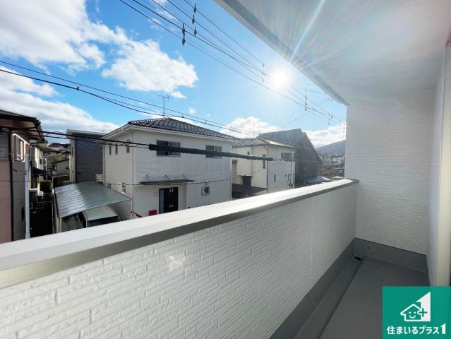 大津市千町　第1期　新築一戸建てのバルコニー|日当たりのよいバルコニー！お部屋が開放的に！