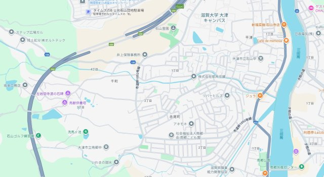 大津市千町　第1期　新築一戸建ての地図