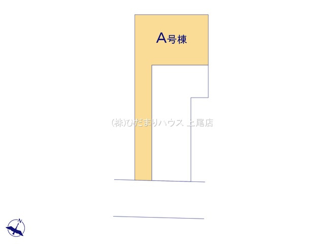 北区吉野町2丁目191番14　新築戸建　ハートフルAの区画図