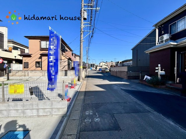 北区吉野町2丁目191番14　新築戸建　ハートフルAの前面道路含む現地写真