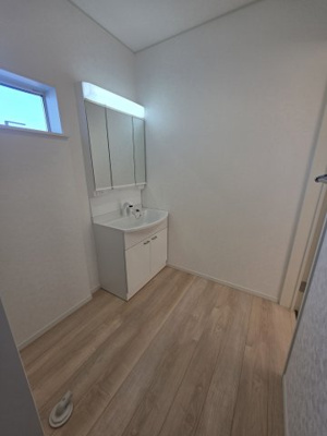 【独立洗面台】 | 熊谷市久下第１４ | ２号棟現地洗面所（2025年12月16日）撮影