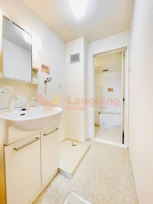 【洗面所】 | アンプルール B棟 | 洗面所です