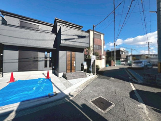 【前面道路含む現地写真】 | 岸城町　新築分譲住宅　全２区画