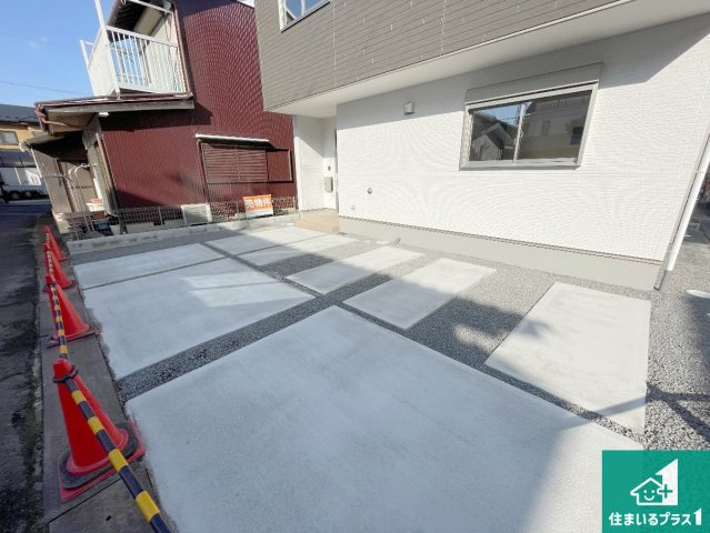 甲賀市水口町三本柳　第1期　新築一戸建ての駐車場|駐車スペース！散水栓があるので、こまめに愛車を洗えます！