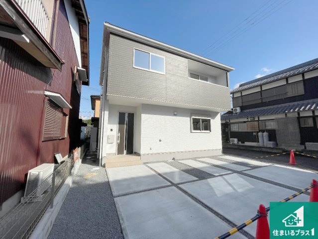 甲賀市水口町三本柳　第1期　新築一戸建ての外観|安心の10年保証！外観を美しく保ち、雨水で汚れを落とします！気になることがありましたら、お気軽にお問い合わせください！