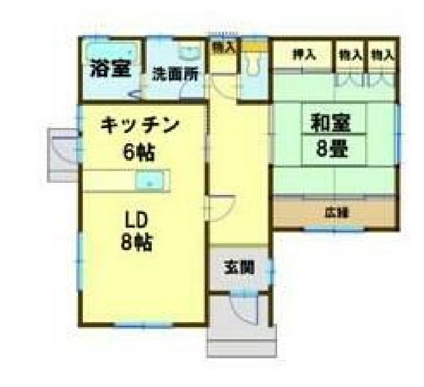 中古戸建　下野市緑の間取り