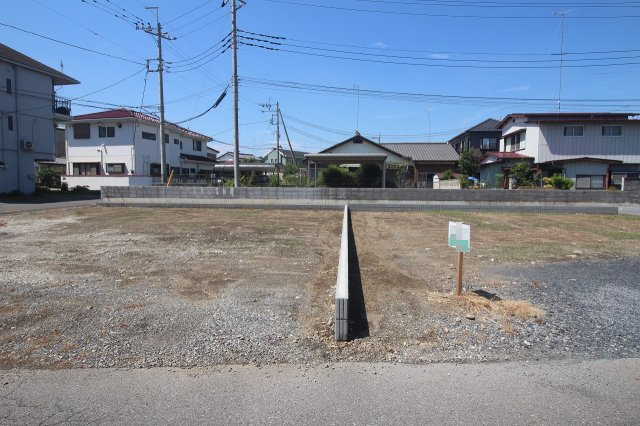 《分譲地》栃木市箱森町　3期　全2区画の外観|分譲地東側より（2025年9月撮影）