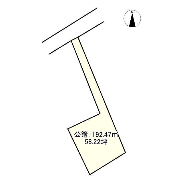 西条市喜多川447-1　売土地の土地図