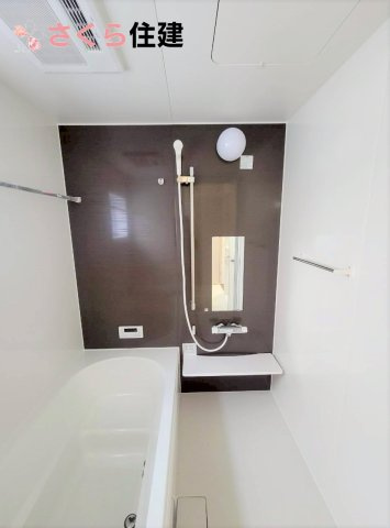 千渡第8期　　3号棟の浴室|1坪タイプの浴室で、ゆったりとした入浴時間を過ごせます♪