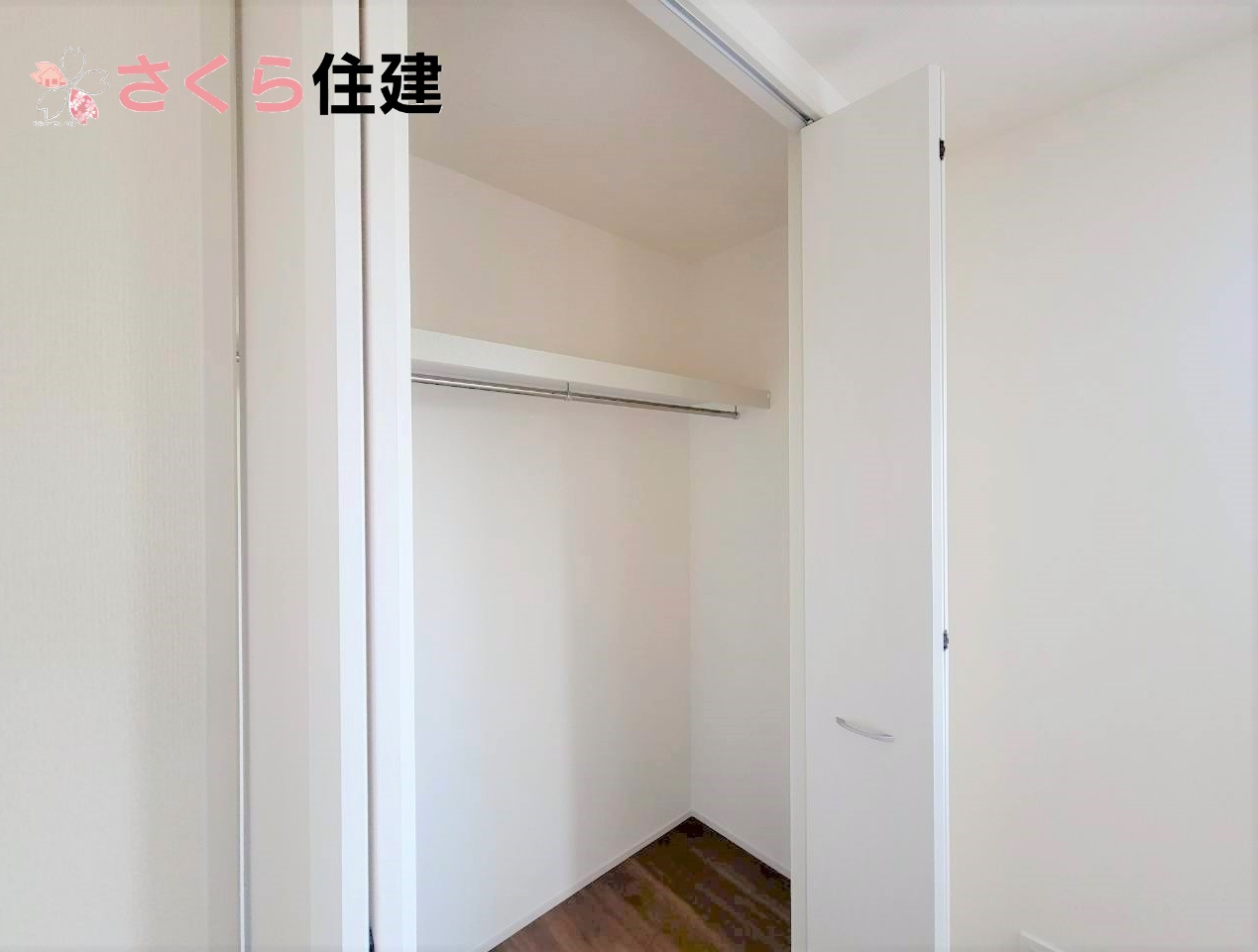 千渡第8期　　3号棟の収納|各居室にはそれぞれたっぷりの収納を完備しています◎