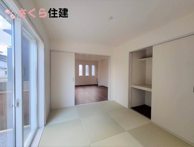 千渡第8期　　3号棟の和室|和室にもお布団も収納できる広々とした収納を完備◎