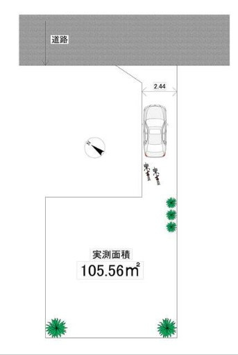 【土地図】 | 茅ヶ崎市甘沼売地