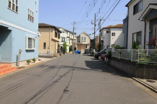 【前面道路含む現地写真】 | 茅ヶ崎市甘沼売地