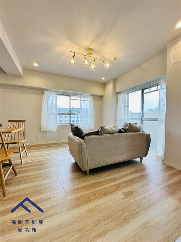 小倉スカイマンションの居間・リビング