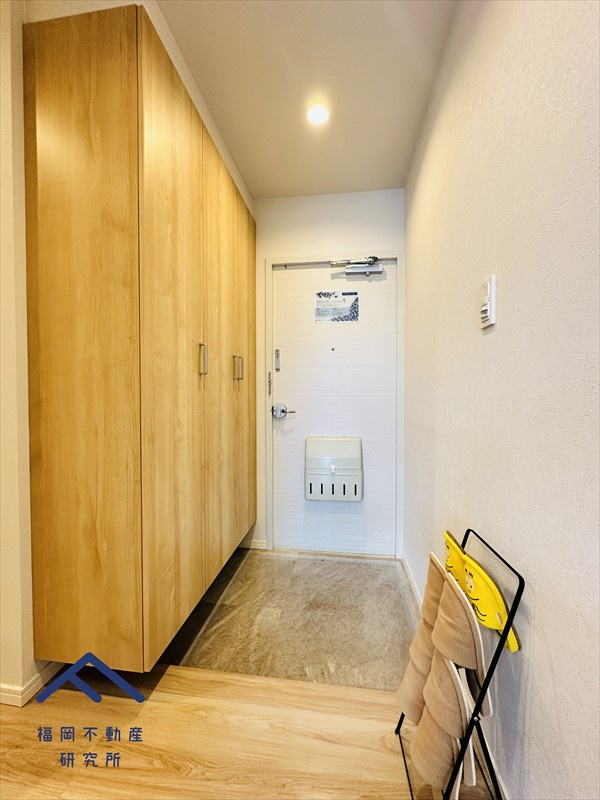 小倉スカイマンションの玄関