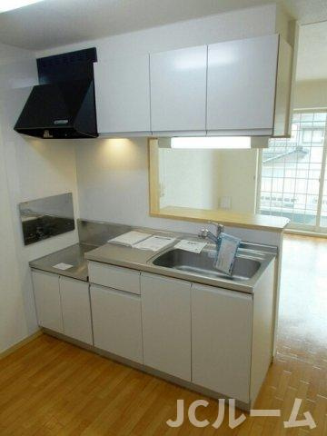 柏崎市長浜町のアパートのキッチン
