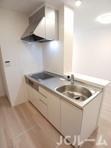 柏崎市大和町のアパートのキッチン