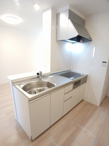 柏崎市大和町のアパートのキッチン
