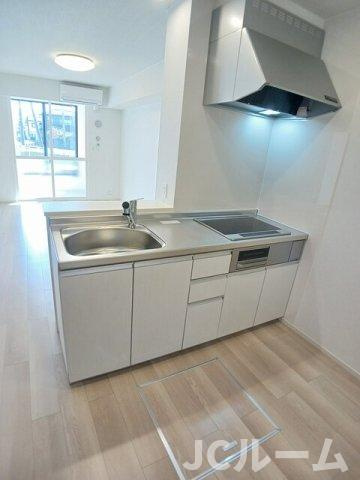 柏崎市大和町のアパートのキッチン