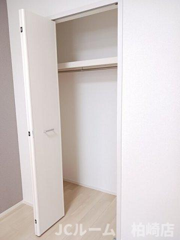 柏崎市東長浜町のアパートの収納