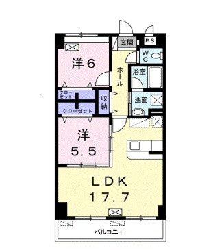 Ｒｉｖｅｒ　Ｇａｔｅ　Ｓ　小禄の間取り