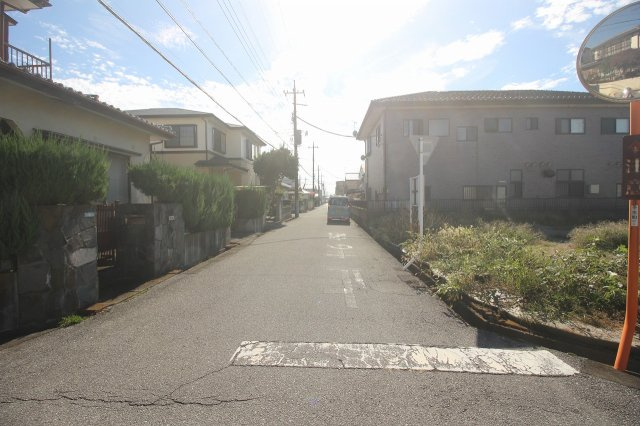 壬生町幸町3丁目の前面道路含む現地写真|東側道路（2025年10月撮影）
