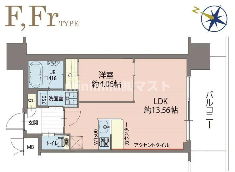 プレジオ弁天町の間取り
