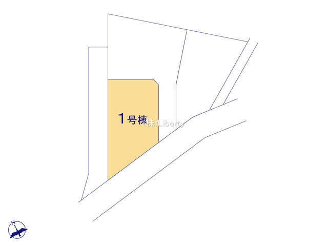 古河市上辺見第10　新築戸建　1号棟の区画図