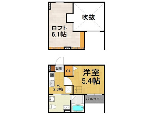 クレア瓦宮の間取り