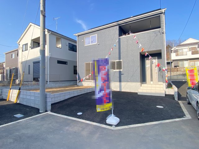 『八王子市新築戸建て』八王子市川口町2876【仲介手数料無料】　８６期の外観|～仲介手数料無料☆八王子ひなた不動産～　八王子市川口町　新築戸建て
