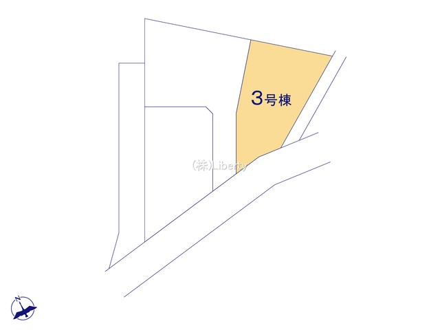 古河市上辺見第10　新築戸建　3号棟の区画図