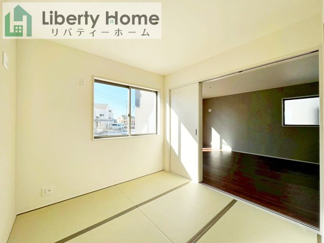 古河市上辺見第10　新築戸建　3号棟の前面道路含む現地写真