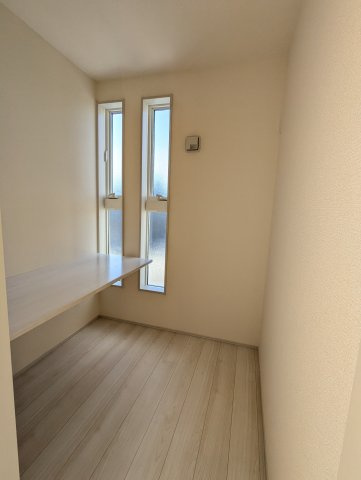 ひたちなか市稲田　10期の収納|納戸には防災グッズや、備蓄品など収納してお部屋をすっきりとお使いいただけます。