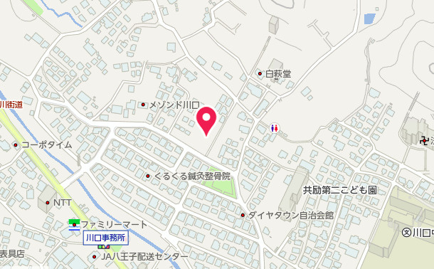 祝　成約　八王子市　川口町　新築戸建て　８６期の地図|～仲介手数料無料☆八王子ひなた不動産～　八王子市川口町　新築戸建て