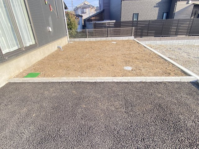 『八王子市新築戸建て』八王子市川口町2876【仲介手数料無料】　８６期の庭|～仲介手数料無料☆八王子ひなた不動産～　八王子市川口町　新築戸建て